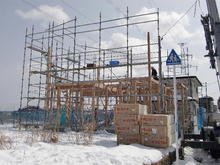 宮城県黒川郡明石台の注文住宅・無垢材で手刻み加工しています。