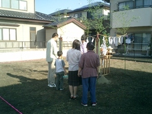 宮城野区高砂で地鎮祭を行いました。